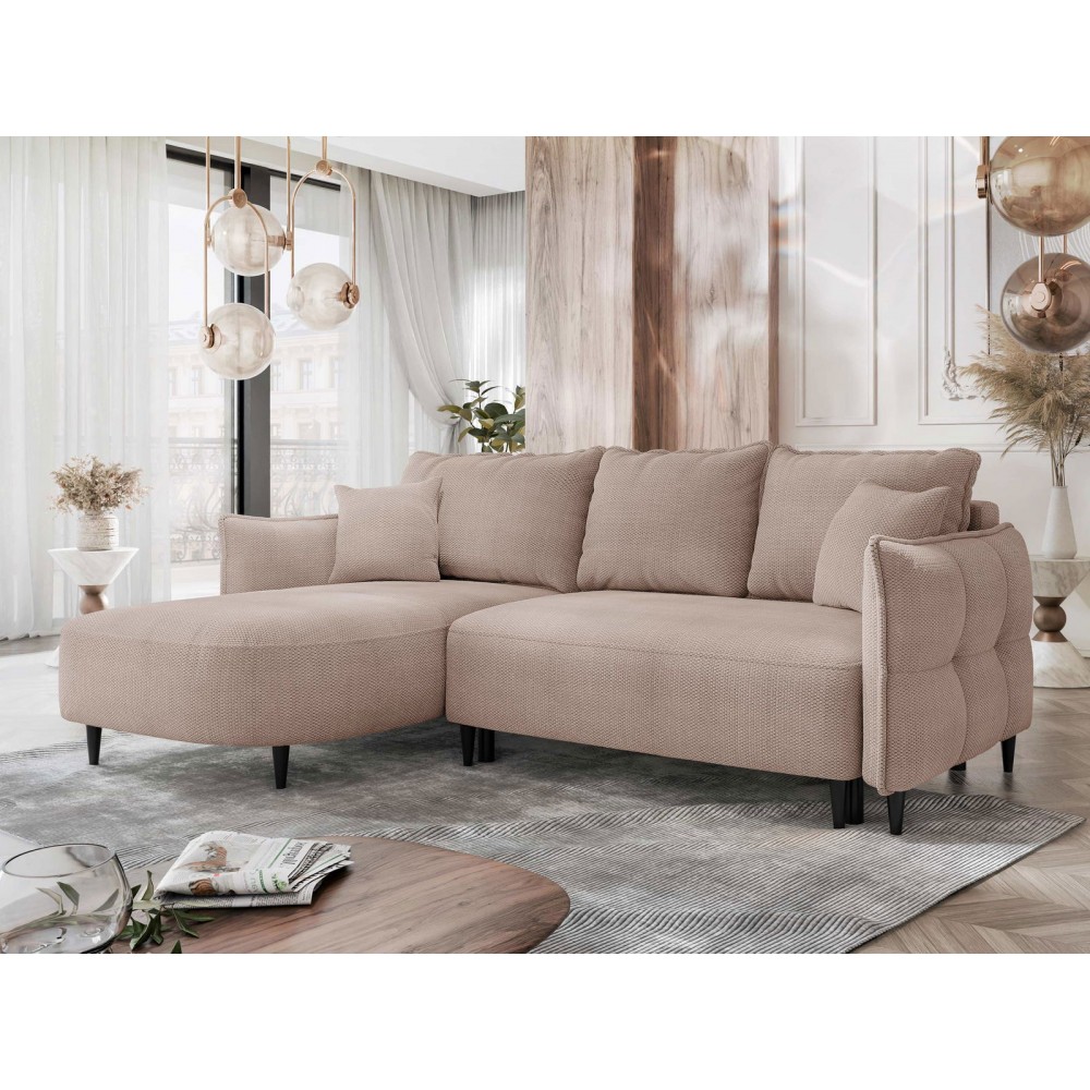 Γωνιακός καναπές Sycylia-Roz-Αριστερή