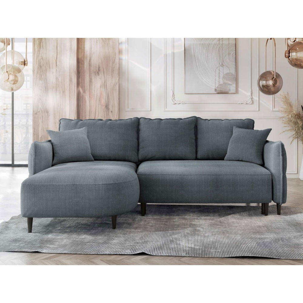 Γωνιακός καναπές Sycylia-Gkri Skouro-Αριστερή