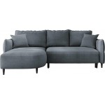 Γωνιακός καναπές Sycylia-Gkri Skouro-Αριστερή