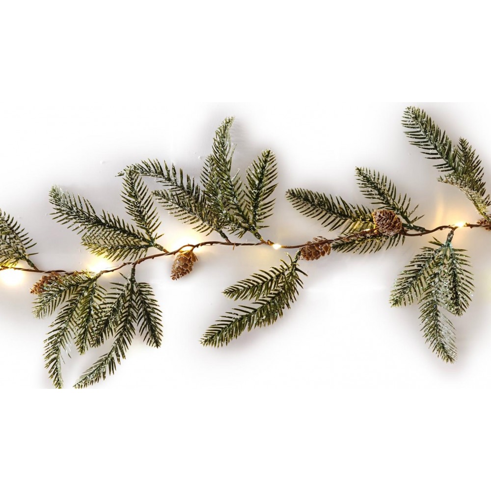 Διακοσμητική γιρλάντα Pine με φωτισμό 180cm