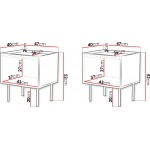 Σετ δύο Κομοδίνα Mizo-Mauro