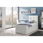 Επενδυμένο κρεβάτι Mini 2-Leuko-90 x 200-Deksia 94x208x103