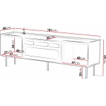 Έπιπλο τηλεόρασης Lucca 2D EF-Mpez