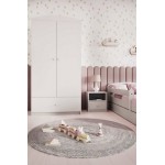 Ντουλάπα Babydreams δίφυλλη-Leuko 90x52x181.2