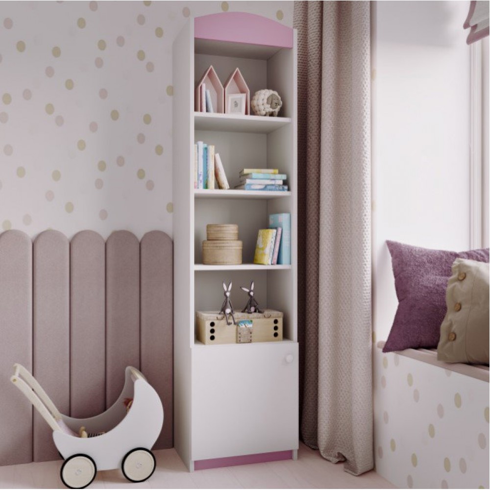 Βιβλιοθήκη Babydreams Slim-Roz 46x36x180.5