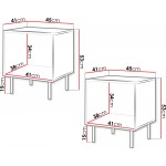 Σετ δύο Κομοδίνα Tacos