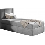 Επενδυμένο κρεβάτι Carmen Mini-Gkri-100 x 200-Aristera 104x208x103