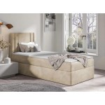 Επενδυμένο κρεβάτι Carmen Mini-Mpez-100 x 200-Aristera 104x208x103
