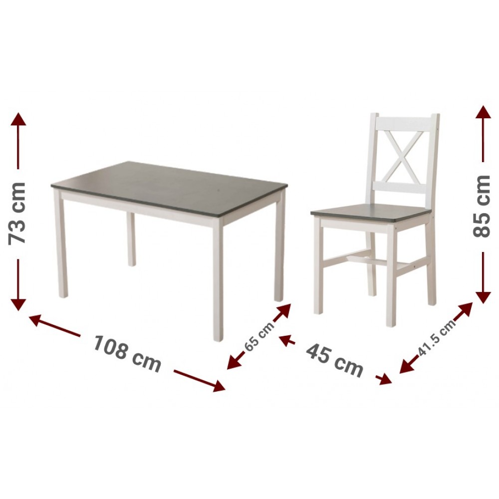 Σετ τραπεζαρίας Sinclair-Gkri