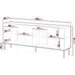 Μπουφές cortina plus-Mauro