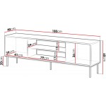 Έπιπλο τηλεόρασης Cortina 2D-Drus-Mauro