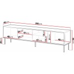 Έπιπλο τηλεόρασης Cortina plus-Karudi-Mauro