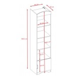 Βιβλιοθήκη Classic Slim 46x36x180.5