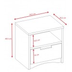 Κομοδίνο Classic 39.5x30.5x40.5