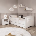 Παιδικό Κρεβάτι Classic -Leuko-180 x 80 184x90x65