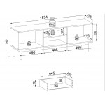 Έπιπλο τηλεόρασης Bliss-Drus