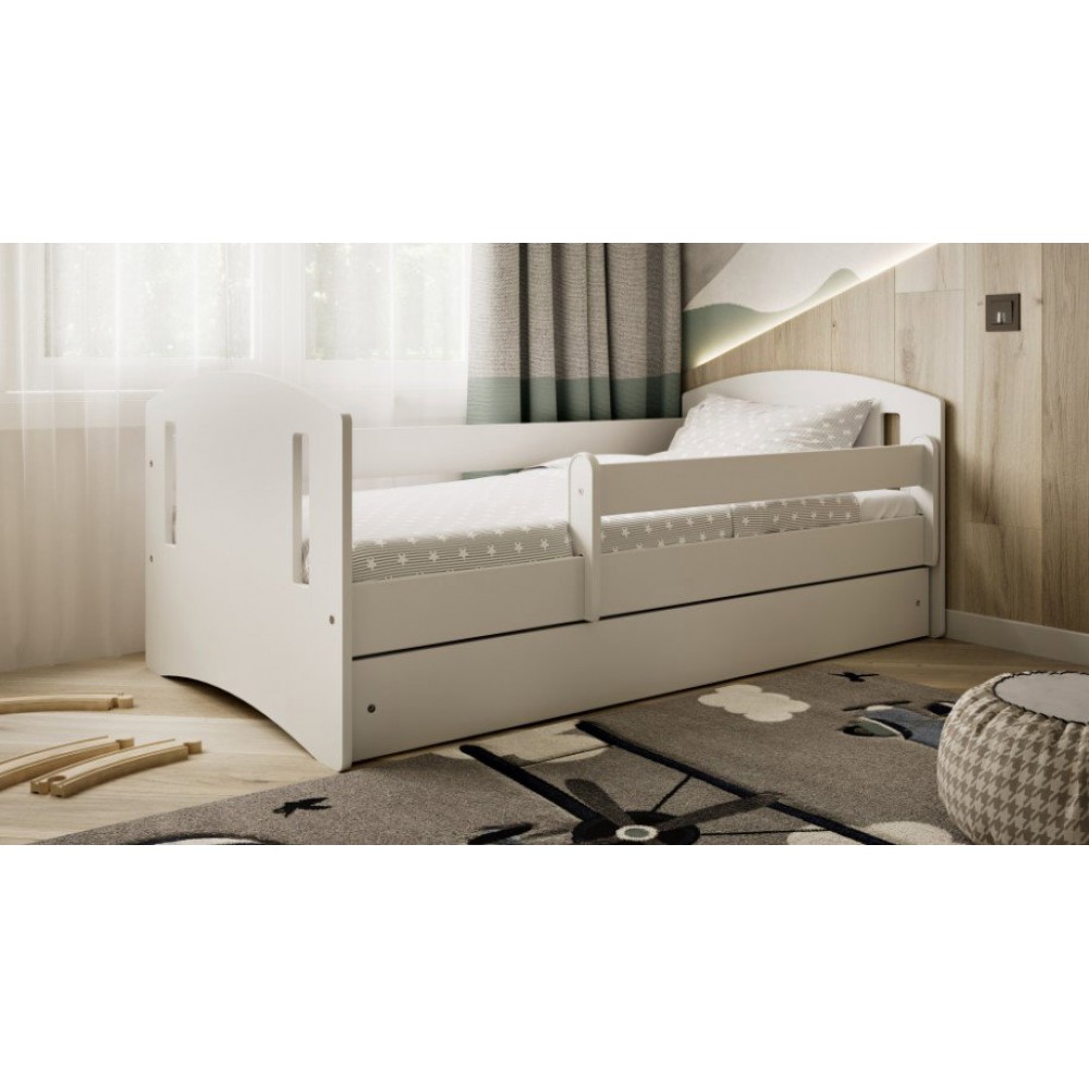 Παιδικό Κρεβάτι Classic II-Leuko-180 x 80 184x90x65