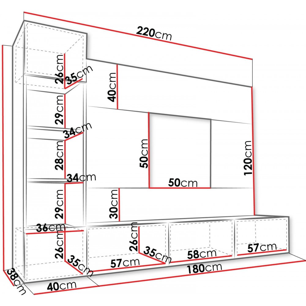 Σύνθετο σαλονιού Deromi-Mauro