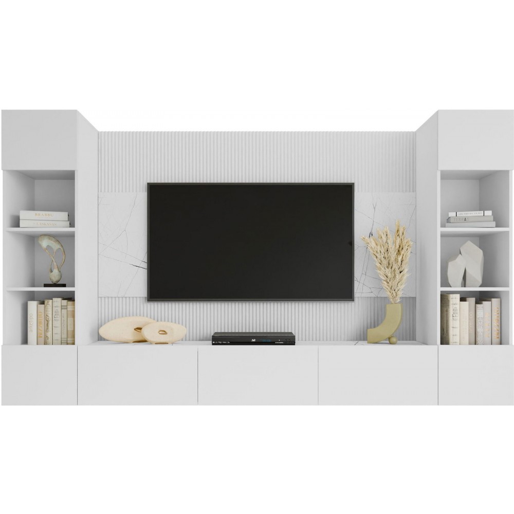 Σύνθετο σαλονιού Deromi Plus-Leuko