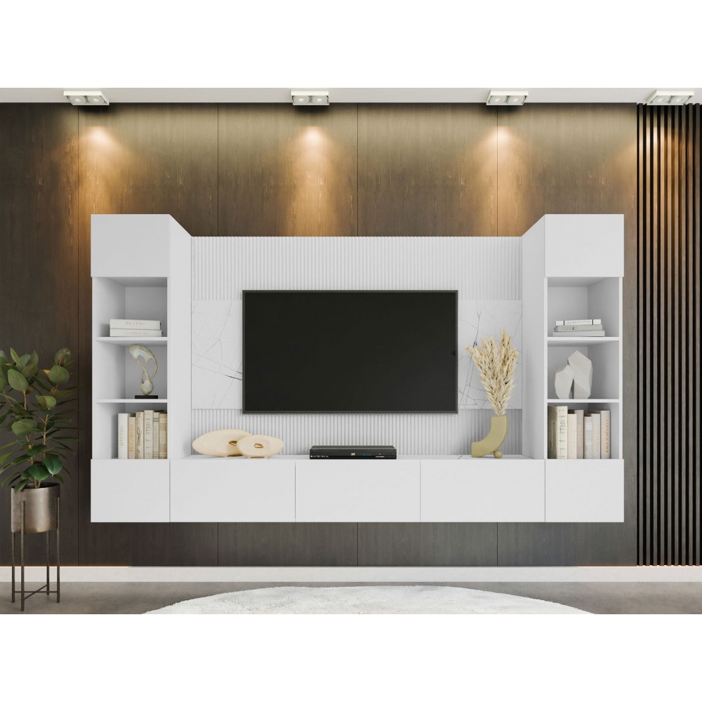 Σύνθετο σαλονιού Deromi Plus-Leuko