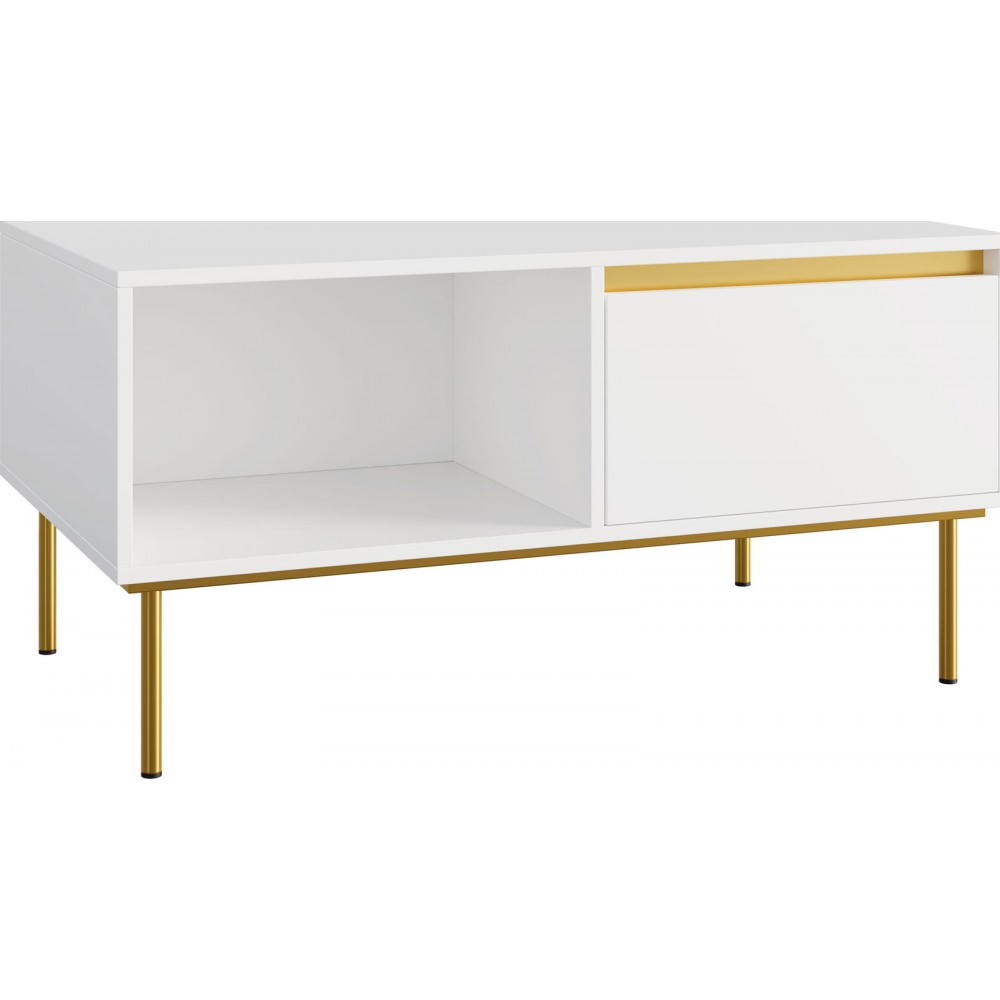 Τραπεζάκι σαλονιού Carmesi-Leuko-Xriso