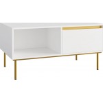 Τραπεζάκι σαλονιού Carmesi-Leuko-Xriso