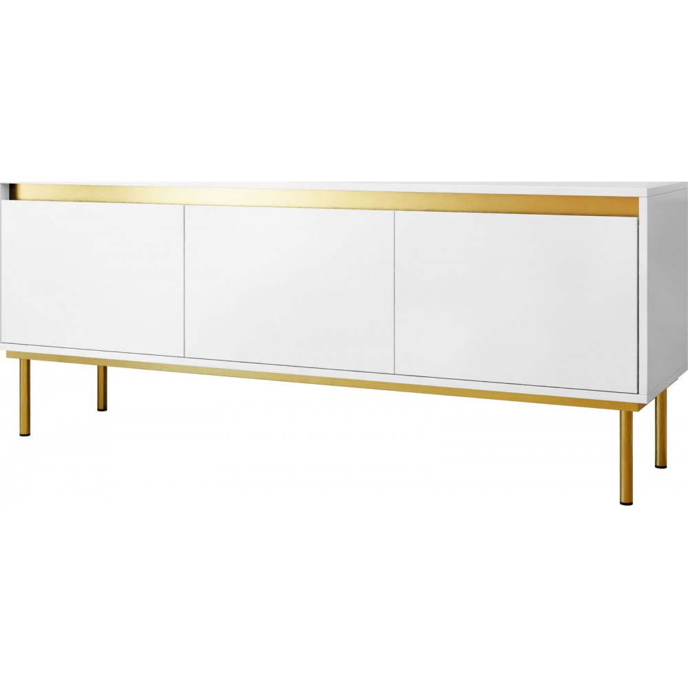 Έπιπλο τηλεόρασης Carmesi 3D-Leuko-Xriso