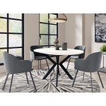 Επεκτεινόμενο Τραπέζι  Leia-Mavro-Lefko