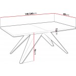 Επεκτεινόμενο Τραπέζι  Vento-Mauro-Leuko