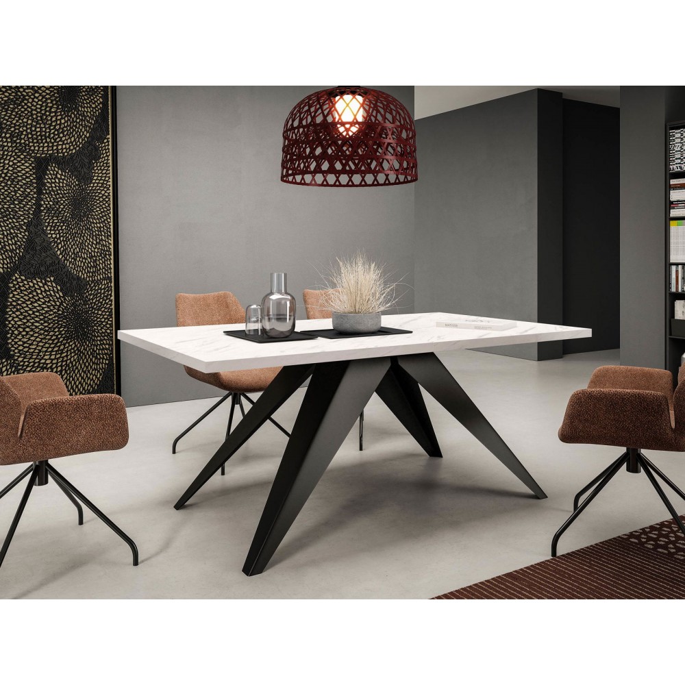 Επεκτεινόμενο Τραπέζι  Vento-Leuko Marmaro