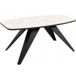 Τραπέζι Luna-Leuko Marmaro