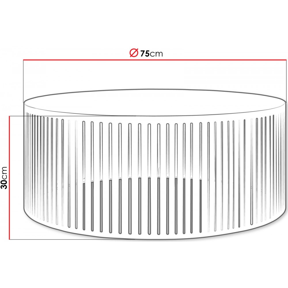 Τραπεζάκι σαλονιού Velede-Mauro