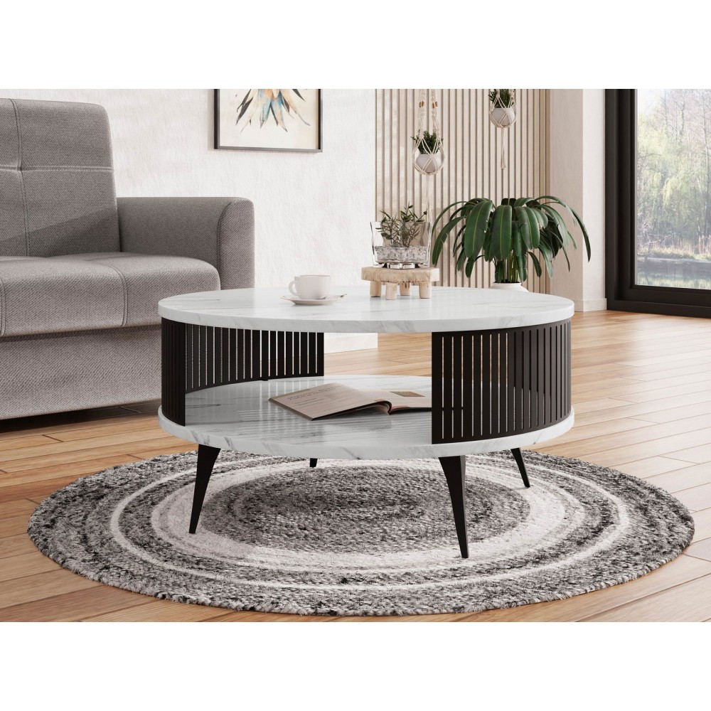 Τραπεζάκι σαλονιού Roenni-Leuko-Mauro