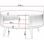Τραπεζάκι σαλονιού Roenni-Mauro