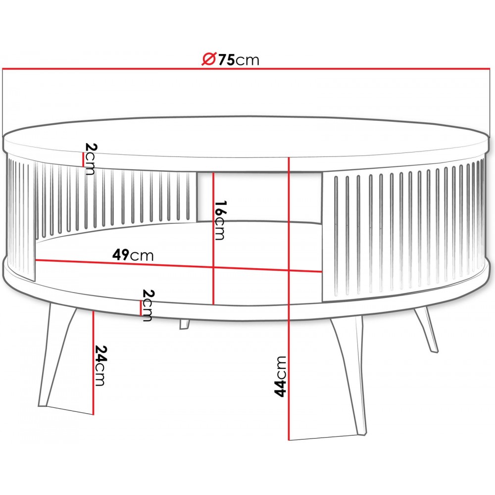 Τραπεζάκι σαλονιού Roenni-Mauro Marmaro