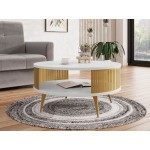 Τραπεζάκι σαλονιού Roenni GD-Xruso - Leuko