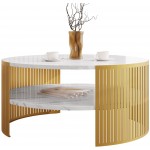 Τραπεζάκι σαλονιού Fikoli GD-Leuko Marmaro