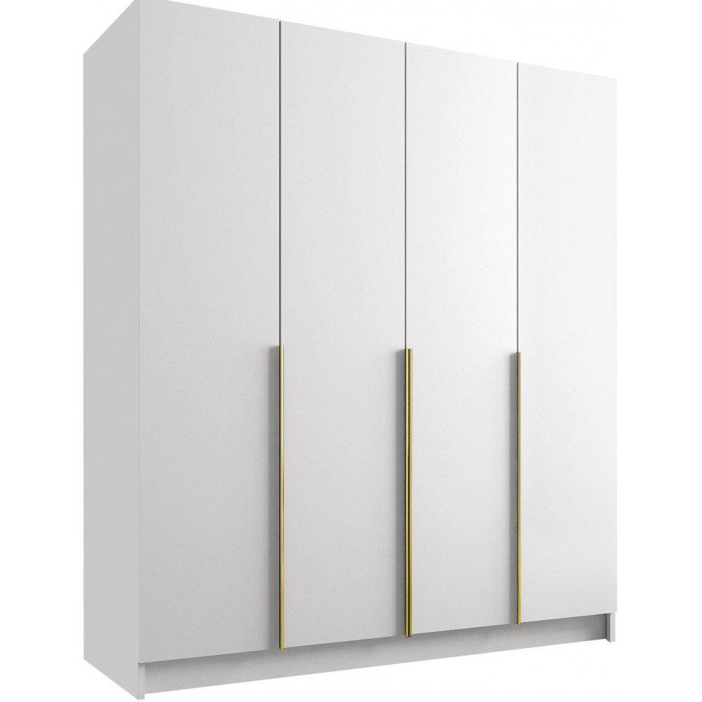 Ντουλάπα Santi τετράφυλλη -Leuko-Xriso