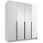 Ντουλάπα Santi II Τετράφυλλη-Leuko-Mauro