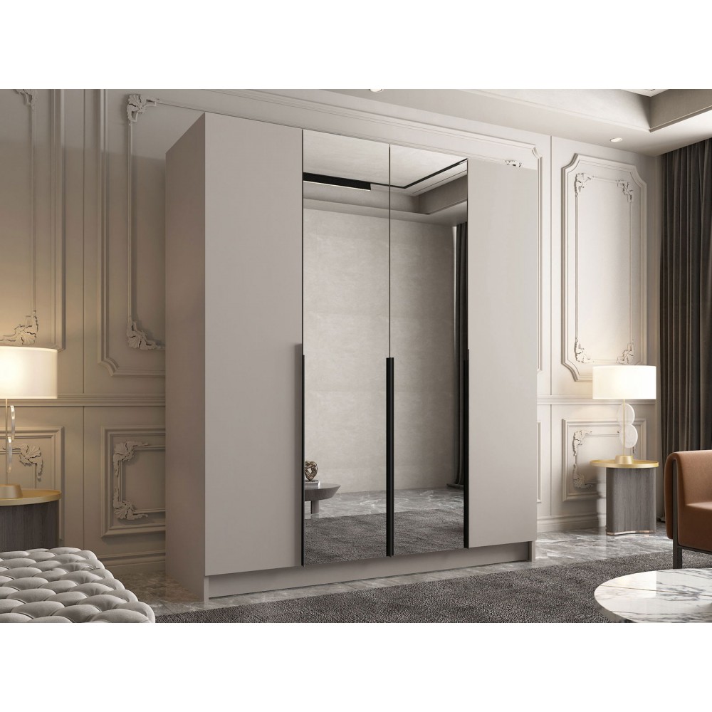 Ντουλάπα Santi II Τετράφυλλη-Gkri-Mauro