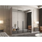 Ντουλάπα Santi III Τετράφυλλη-Gkri-Mauro