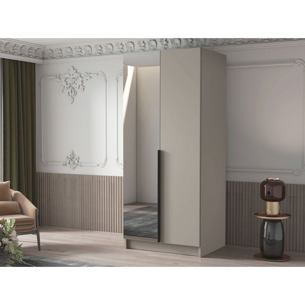 Ντουλάπα Bono II Δίφυλλη-Gkri-Mauro