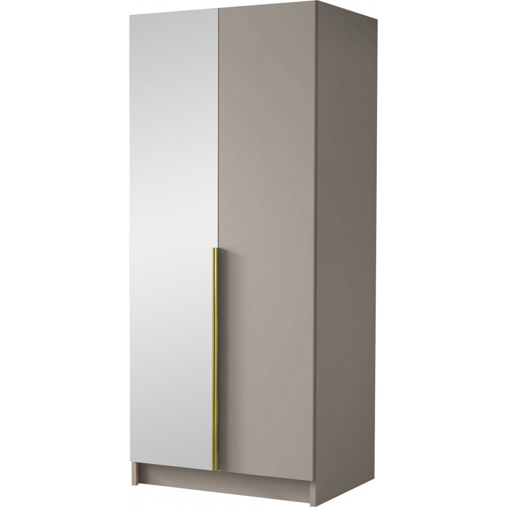 Ντουλάπα Bono II Δίφυλλη-Gkri-Xryso