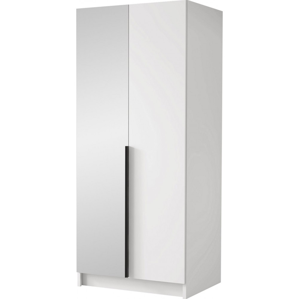 Ντουλάπα Bono II Δίφυλλη-Leuko-Mauro