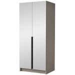 Ντουλάπα Bono III Δίφυλλη-Gkri-Mauro