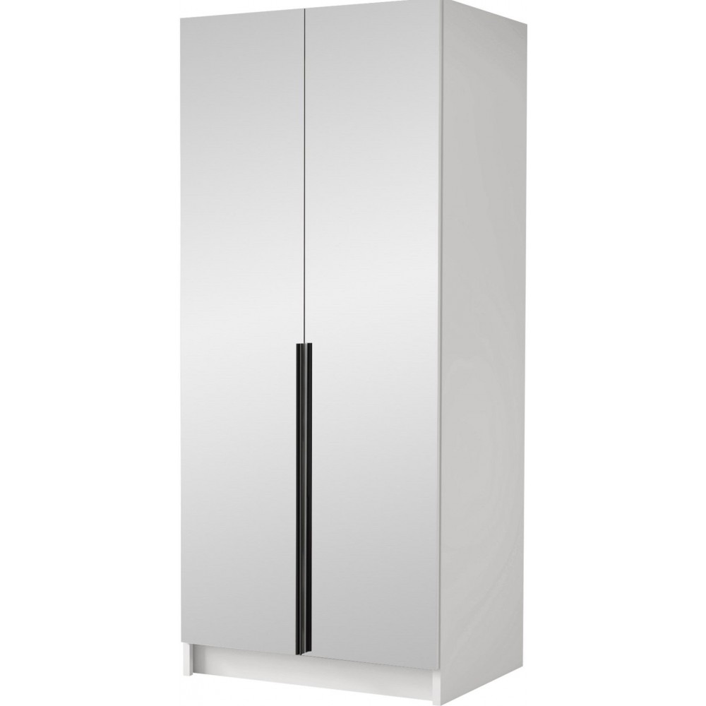 Ντουλάπα Bono III Δίφυλλη-Leuko-Mauro