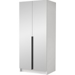 Ντουλάπα Bono III Δίφυλλη-Leuko-Mauro