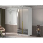 Ντουλάπα Bono III Δίφυλλη-Leuko-Xriso