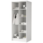 Ντουλάπα Bono III Δίφυλλη-Mauro