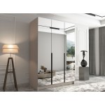 Ντουλάπα Calia III Τρίφυλλη-Gkri-Mauro